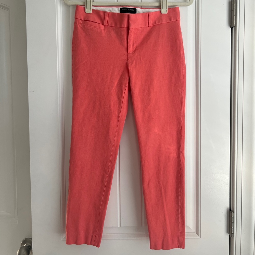 Banana Republic Pink Sloan Fit Pants